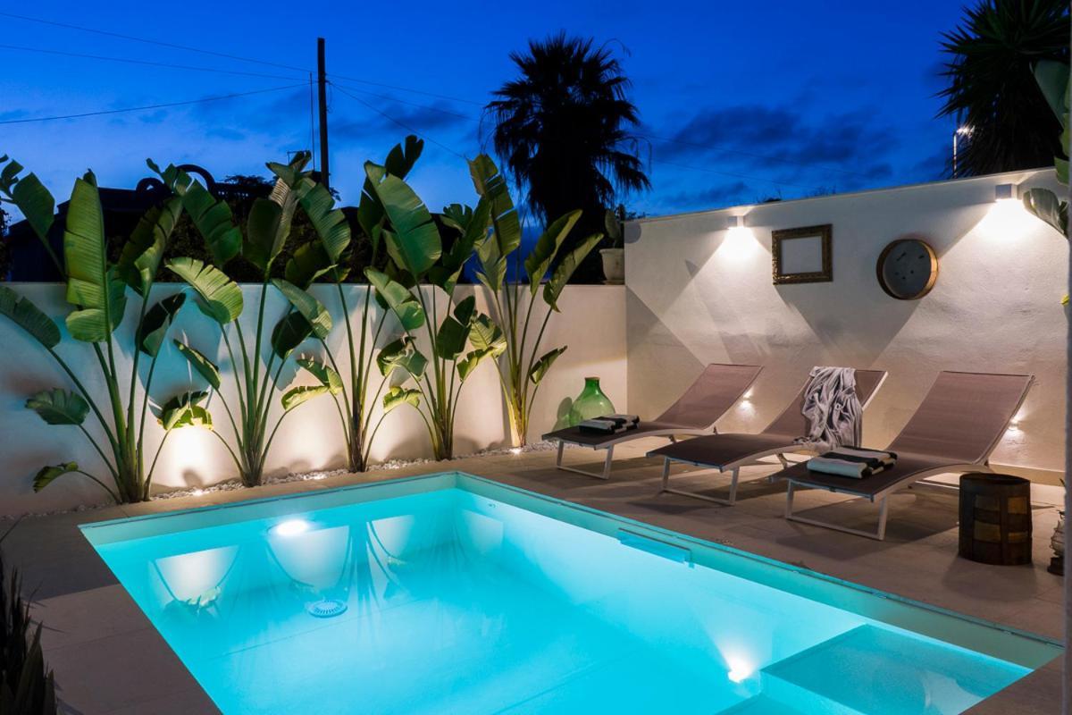 Villa Delle Palme Con Piscina Privata Санта-Мария-дель-Фокалло Экстерьер фото